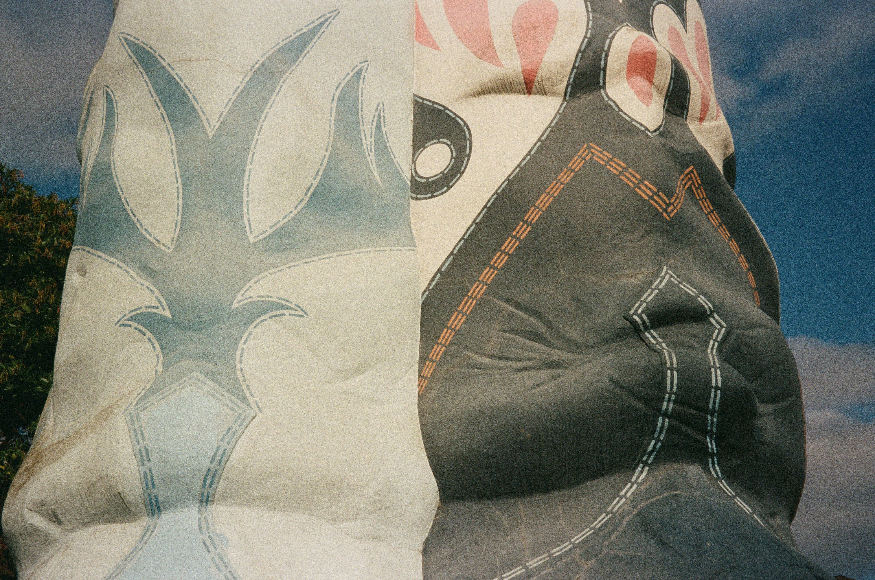 big boot, film photograph by Robert Corrigan