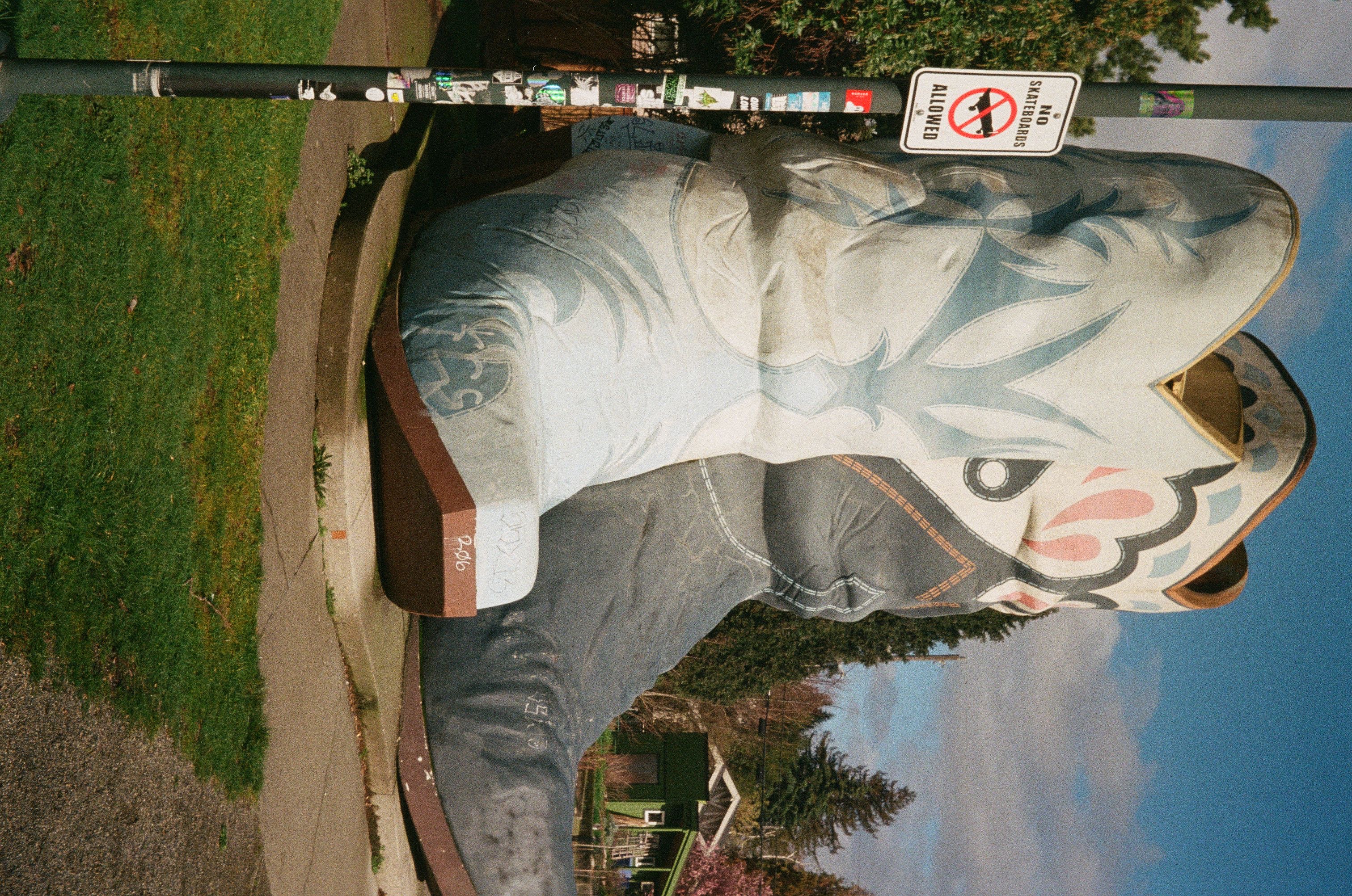 boot sign, film photograph by Robert Corrigan