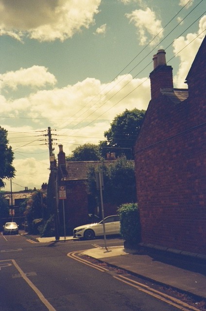 north sky shining bright, film photograph by Robert Corrigan