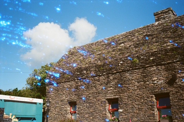 stocked rocks, film photograph by Robert Corrigan