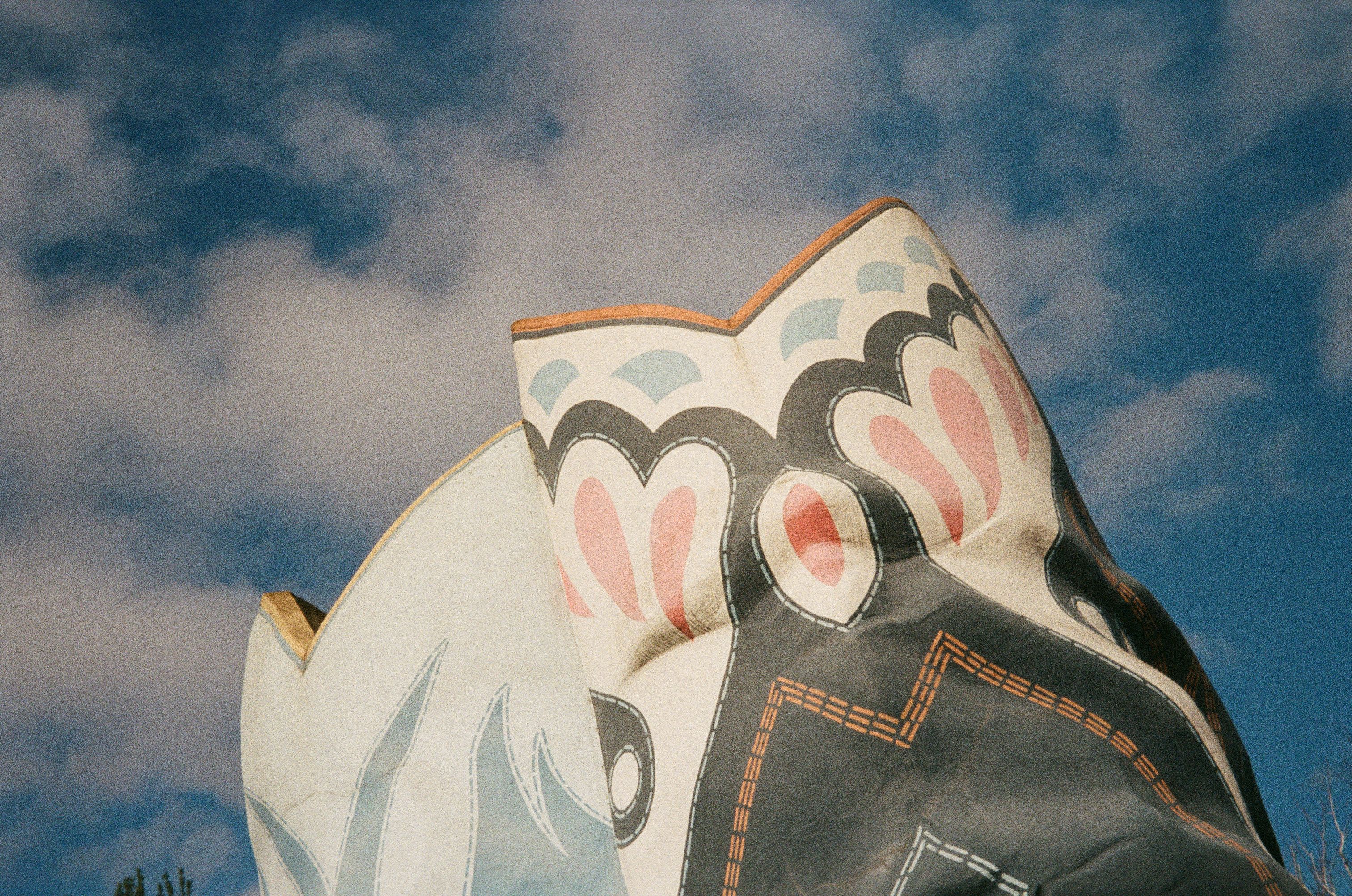 sky boot, film photograph by Robert Corrigan