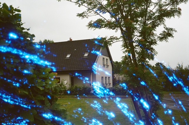 cozy cottage, film photograph by Robert Corrigan